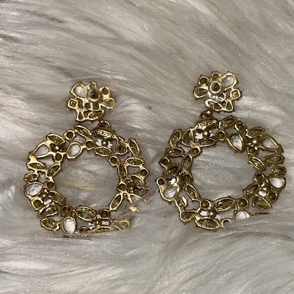 J. Crew | Colorful Floral Hoop Earrings - Picture 7 of 8